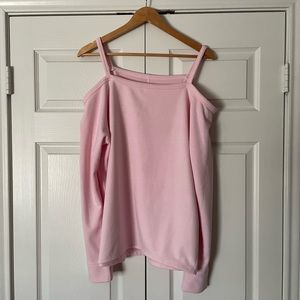 Danskin Bare Shoulder Sweatshirt NWOT